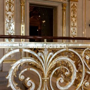 Modern Ghar Exterior Railings No-48147