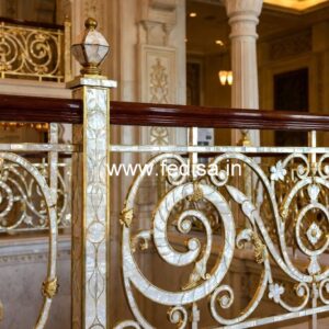 Ghar Exterior Railing Design India No-48333
