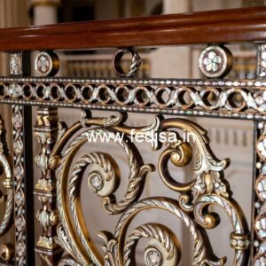 Stylish Railing Design For Duplex House India No-48416