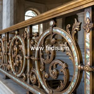 Modern Balcony Design With Stylish Railings India No-48420