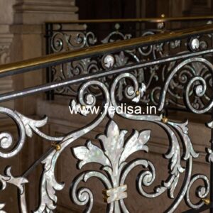 Modern Balcony Railings With Glass No-48666