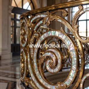 Modern Balcony Railings With Glass Panels Design No-48693