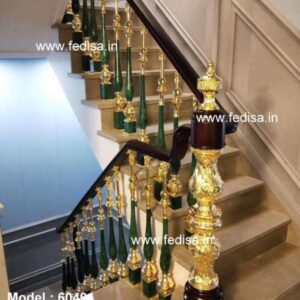 Modern Brass Stair Railing Design Inspiration Iron Grill Design For Balcony With Glass