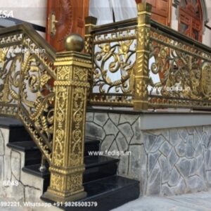 Elegant Brass Railing Design For Interior Projects Iron Ki Railing Ki Design