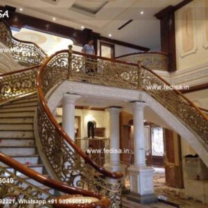 Premium Brass Railing Design For Interior Decoration Ss Railing Design Square Pipe