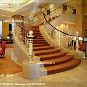 Brass Stair Railing Design For Modern Living Spaces Circle Railing Design