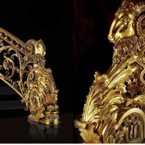 Premium Brass Balcony Railing For Designer Interiors Steel Railing Sheeshe Wali