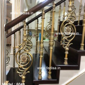 Decorative Brass Balcony Railing For Interior Design Railing Design For Ladder