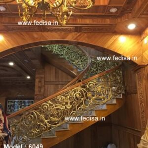 Stylish Brass Handrail Design For Modern Homes Ss Railing Design For House