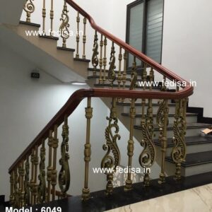 Luxury Brass Balcony Railing For Designer Spaces Modern Staircase Glass Railing Design