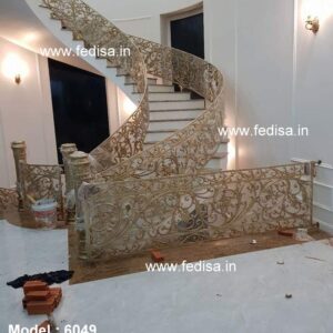 Designer Brass Balcony Railing For Stylish Homes Ghar Ki Chhat Ki Railing