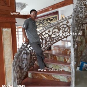 Premium Brass Balcony Railing For Interior Spaces Makan Ka Railing Design
