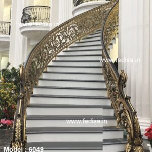 Stylish Brass Balcony Railing With Artistic Design Eid Ki Railing Design