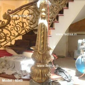 Luxury Brass Handrail Design For Staircase Interiors Spindle Designs For Staircases