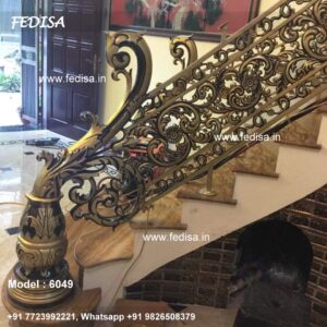 Stylish Brass Staircase Railing For Modern Projects Ss Ki Railing Ke Design