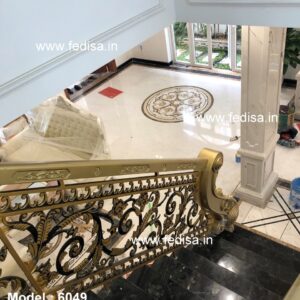 Modern Brass Railing Design For Stylish Spaces Ss Grill Railing Design