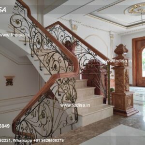 Luxury Brass Railing Design With Elegant Touch House Railing Design Wooden