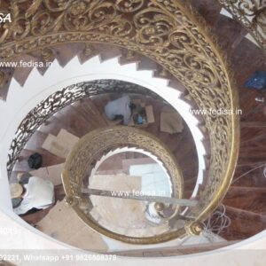 Elegant Brass Railing Design For High-end Homes Pipe Design Railing
