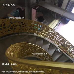 Designer Brass Balcony Railing For Premium Interiors Staircase Railing Design Pinterest