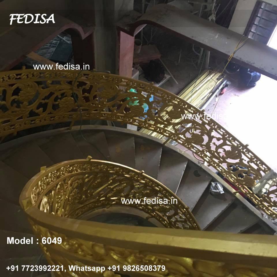 Designer Brass Balcony Railing For Premium Interiors Staircase Railing Design Pinterest