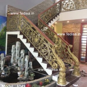 Brass Railing Design With Premium Decorative Finish Stainless Steel Sitout Design