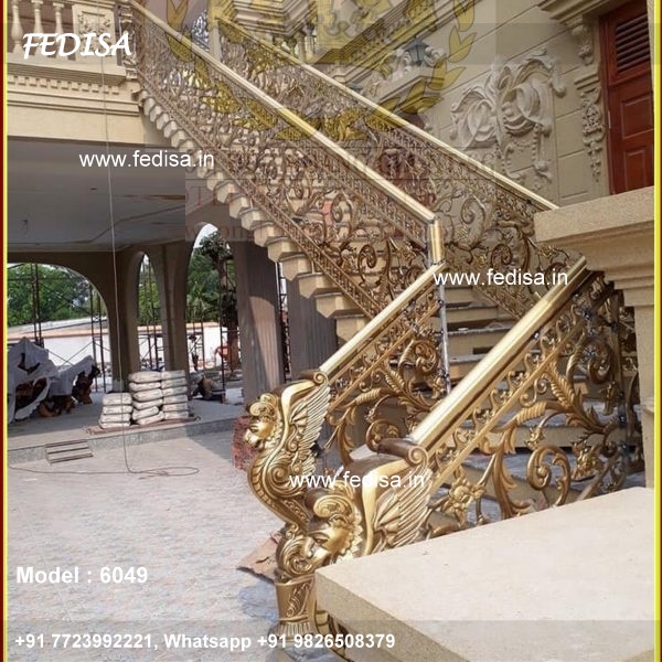 Royal Style Brass Railing Design Ideas Makan Ki Grill Ka Design