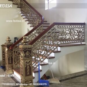Stylish Brass Railing Design For Interior Decor Frank Lloyd Wright Railing