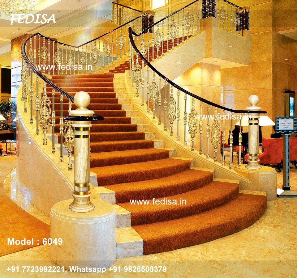 High Quality Brass Staircase Railing Design Balcony Ka Grill Ka Design