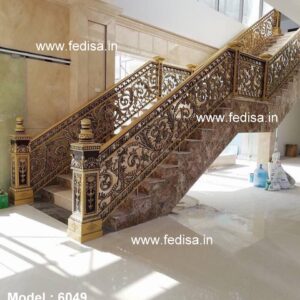 Brass Railing Design With Modern Finish Brass Pipe Railing