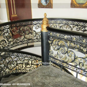 Luxury Brass Stair Railing For Royal Homes Steel Railing Chhat Ki