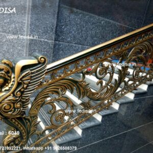 Brass Balcony Railing With Artistic Work Steel Railing Design With Price