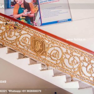 Designer Brass Railing For Premium Interiors Design Terrace Stainless Steel