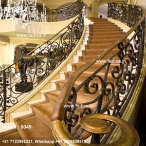 Elegant Brass Balcony Railing Design For Villas Railing Design Chhat