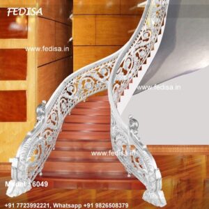 Premium Brass Railing Design For Home Interiors Mall Railing Design