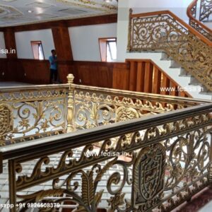 Royal Brass Railing Design For Grand Staircases Inline Design Railing