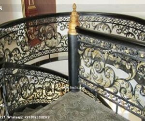 Classic Brass Railing Design For Interior Spaces Classic Handrail Design
