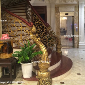Brass Railing Design For Home Renovation Ideas Railing Design For Rooftop