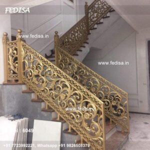 Classic Brass Balcony Railing With Royal Touch Railing Grill Ka Design