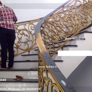 Premium Brass Balcony Railing With Fine Craftsmanship Latest Baluster Design