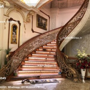 Custom Brass Balcony Railing For Unique Homes Iron Boundary Wall Railing