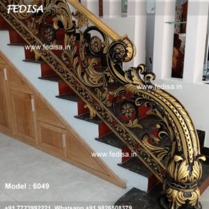 Brass Balcony Railing Design With Luxury Touch Balcony Round Railing Design