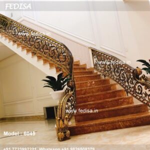 Luxury Brass Balcony Railing For Modern Architecture Roof Railing Design By Bricks