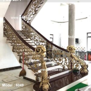 Premium Brass Balcony Railing With Fine Finish Chidiya Ki Railing