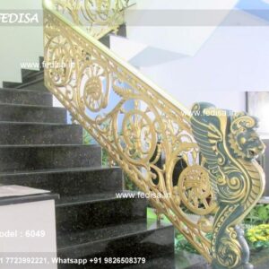 Designer Brass Railing Design With Artistic Finish Railing Ki Design Steel