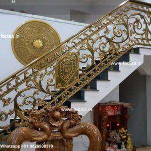 Premium Brass Handrail Design For Elegant Homes Balcony Railing New Design