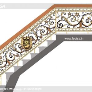 Premium Brass Railing Design For Stylish Homes Exterior Balcony Railing Design