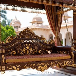 Wooden Royal Swing Design with Artistic Traditional Touch No-8866