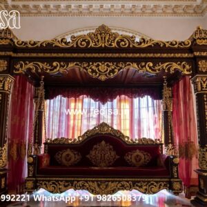 Wood Carving Swing Design Ideas for Luxury Home Interiors No-8901