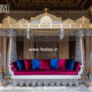 Handcrafted Wood Carving Swing Design for Elegant Living Rooms No-8902