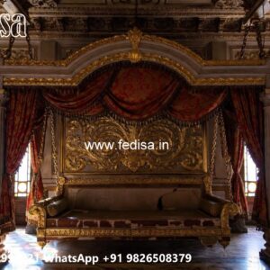 Luxury Wood Carving Swing Design with Brass Chain Style No-8915